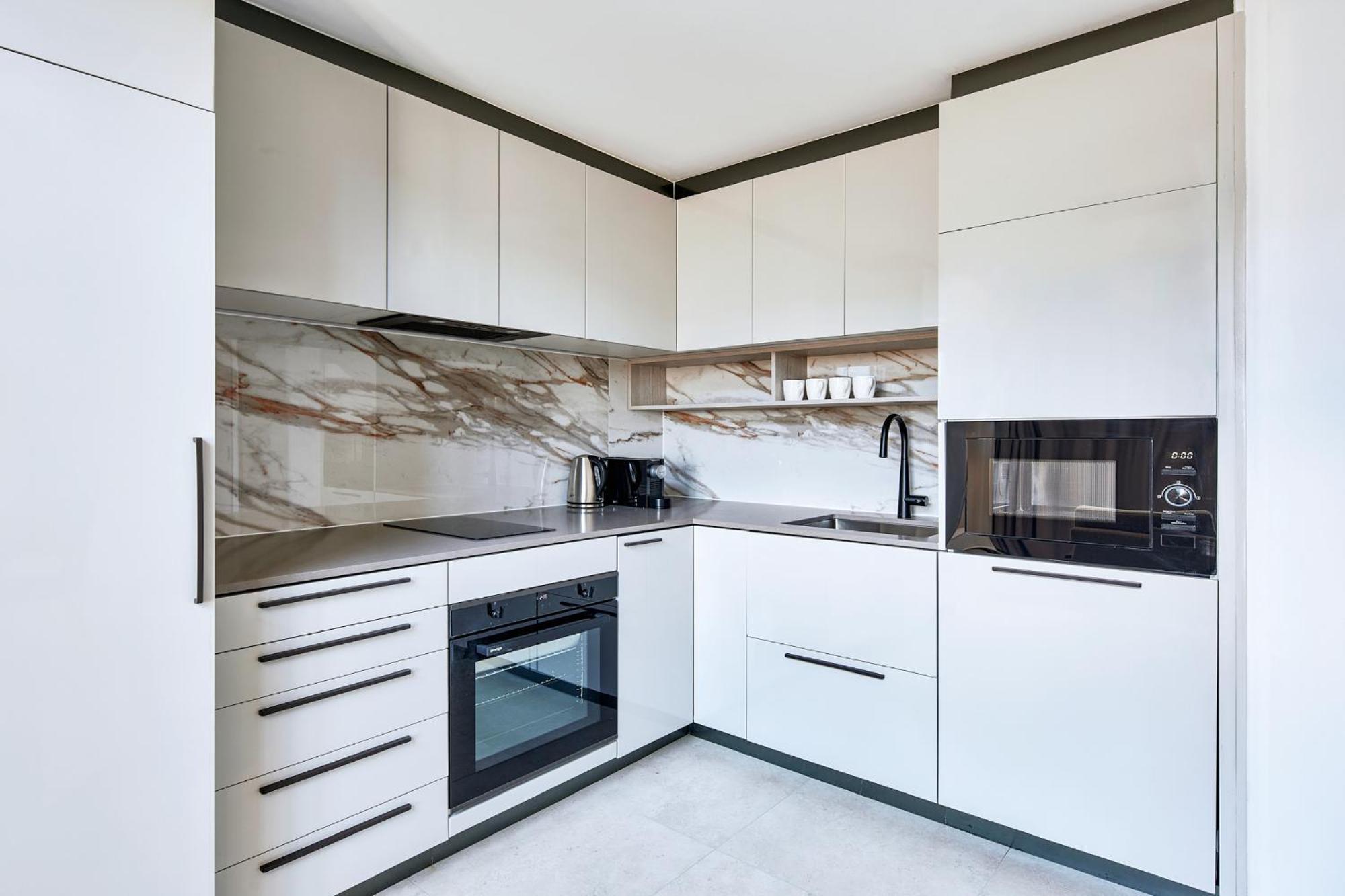 Meriton Suites Camberra Exterior foto A modern kitchen